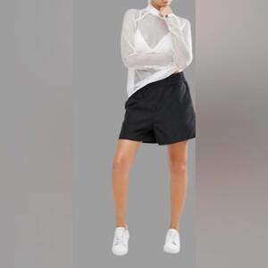 Puma White Long Sleeve Mesh  Top